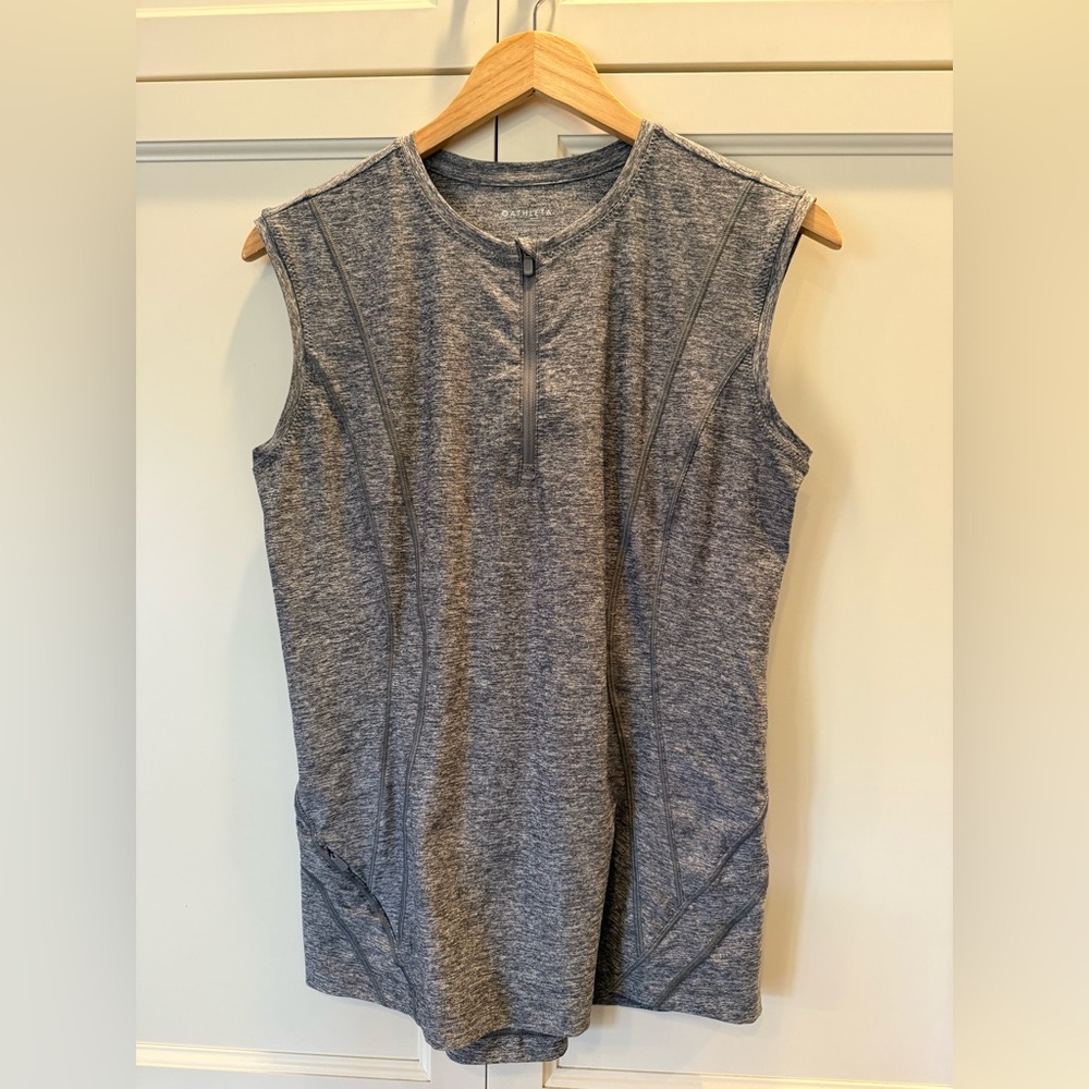 Athleta Gray Rash Guard